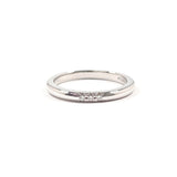 TIFFANY&Co. Ring Wedding band ring Forever Pt950Platinum/diamond #US 4 Silver Women Second hand