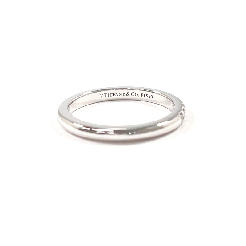TIFFANY&Co. Ring Wedding band ring Forever Pt950Platinum/diamond