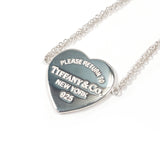 TIFFANY&Co. bracelet Return to heart tag Double Chain Silver925 Silver Women Second hand