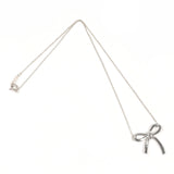 TIFFANY&Co. Necklace Bow ribbon Silver925 Silver Women Second hand