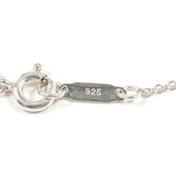 TIFFANY&Co. Necklace Bow ribbon Silver925 Silver Women Second hand