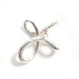 TIFFANY&Co. Necklace Infinity cross Elsa Peretti Silver925 Silver Women Second hand
