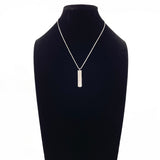 TIFFANY&Co. Necklace 1837 Bar Pendant Silver925 Silver unisex Second hand