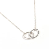 TIFFANY&Co. Necklace Double loop Elsa Peretti Silver925 Silver Women Second hand