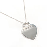 TIFFANY&Co. Necklace Notes Heart Tag Silver925 Silver Women Second hand