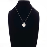 TIFFANY&Co. Necklace Notes Heart Tag Silver925 Silver Women Second hand