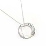 TIFFANY&Co. Necklace Atlas circle Silver925 Silver unisex Second hand