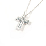 TIFFANY&Co. Necklace Tenderness Heart Cross Paloma Picasso Silver925 Silver Women Second hand