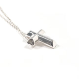 TIFFANY&Co. Necklace Tenderness Heart Cross Paloma Picasso Silver925 Silver Women Second hand