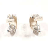 TIFFANY&Co. Earring Grooved Double line Silver925 Silver Women Second hand