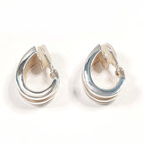 TIFFANY&Co. Earring Grooved Double line Silver925 Silver Women Second hand