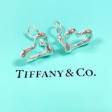 TIFFANY&Co. Earring Open heart Elsa Peretti Silver925 Silver Women Second hand