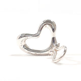 TIFFANY&Co. Earring Open heart Elsa Peretti Silver925 Silver Women Second hand