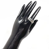 GUCCI Ring 627729 J8400 0701 Double G Wide Ring Silver925 #US 7 3/4 Silver mens Second hand