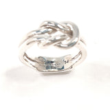 GUCCI Ring knot Silver925 #US 6 1/4 Silver unisex Second hand