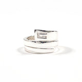 GUCCI Ring Spiral Snake Silver925 #US 6 1/4 Silver unisex Second hand