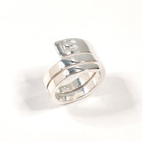 GUCCI Ring Spiral Snake Silver925 #US 6 1/4 Silver unisex Second hand