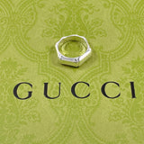 GUCCI Ring Bamboo Silver925 #US 7 Silver mens Second hand