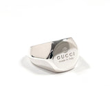 GUCCI Ring Hexagon Signet Silver925 #US 8 1/4 Silver mens Second hand