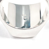 GUCCI Ring Hexagon Signet Silver925 #US 8 1/4 Silver mens Second hand