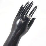 GUCCI Ring Knot infinity Silver925 #US 7 3/4 Silver mens Second hand