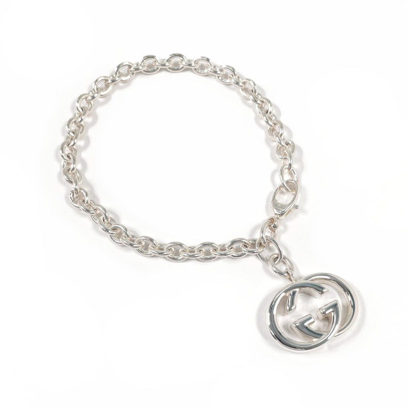 GUCCI bracelet Interlocking G Silver925 Silver unisex Second hand