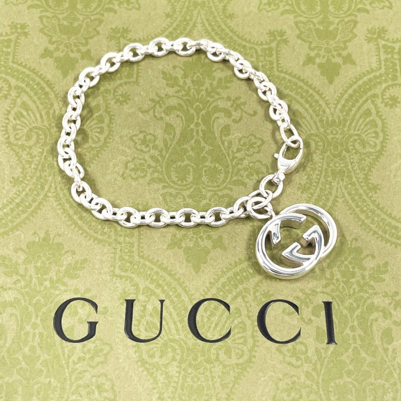 GUCCI bracelet Interlocking G Silver925 Silver unisex Second hand