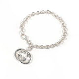 GUCCI bracelet Interlocking G Silver925 Silver unisex Second hand