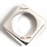 Salvatore Ferragamo Ring Square Silver925 #US 4 3/4 Silver Women Second hand