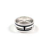 HERMES Ring Move ash Silver925 #US 9 3/4 Silver Silver mens Second hand