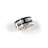 HERMES Ring Move ash Silver925 #US 9 3/4 Silver Silver mens Second hand