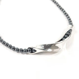 Georg Jensen Necklace Hans Hansen Silver925/Hematite Silver Women Second hand