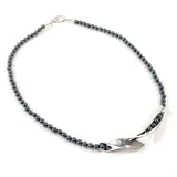 Georg Jensen Necklace Hans Hansen Silver925/Hematite Silver Women Second hand