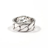 GUCCI Ring Interlocking G Sterling Silver 925 US SizeUS 8 1/4 Silver mens