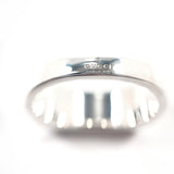 GUCCI Ring Diagonal Interlocking G Sterling Silver 925 US Size 7.75 mens