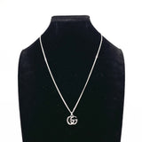GUCCI Necklace ‎814914 J8400 8106 Double G Silver925 Silver unisex Second hand