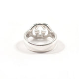GUCCI Ring Interlocking G Sterling Silver 925 US SizeUS 4 1/2 Silver Women