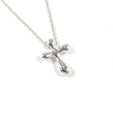 TIFFANY&Co. Necklace Cross mini Elsa Peretti Silver925 Silver Women Second hand