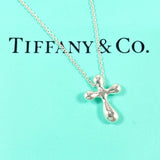 TIFFANY&Co. Necklace Cross mini Elsa Peretti Silver925 Silver Women Second hand