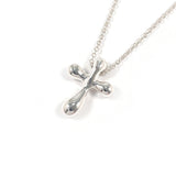 TIFFANY&Co. Necklace Cross mini Elsa Peretti Silver925 Silver Women Second hand