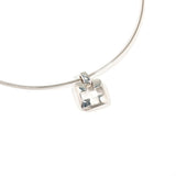 TIFFANY&Co. Necklace Pierced Cross Silver925 Silver unisex Second hand