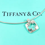 TIFFANY&Co. Necklace Pierced Cross Silver925 Silver unisex Second hand