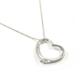 TIFFANY&Co. Necklace Open heart Elsa Peretti Silver925 Silver Women Second hand
