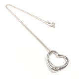 TIFFANY&Co. Necklace Open heart Elsa Peretti Silver925 Silver Women Second hand