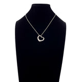 TIFFANY&Co. Necklace Open heart Elsa Peretti Silver925 Silver Women Second hand