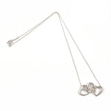 TIFFANY&Co. Necklace Triple heart Silver925 Silver Women Second hand