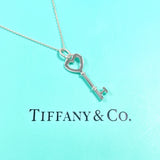 TIFFANY&Co. Necklace Heart key Silver925 Silver Women Second hand