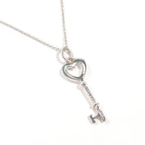 TIFFANY&Co. Necklace Heart key Silver925 Silver Women Second hand