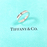 TIFFANY&Co. Ring 1837 Narrow Silver925 #US 6 3/4 Silver unisex Second hand