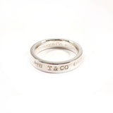 TIFFANY&Co. Ring 1837 Narrow Silver925 #US 4 3/4 Silver Women Second hand
